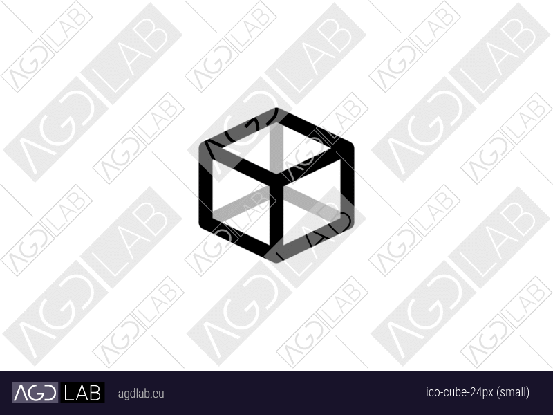 Cube 24px (small) icon