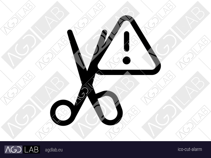 Cut alarm icon