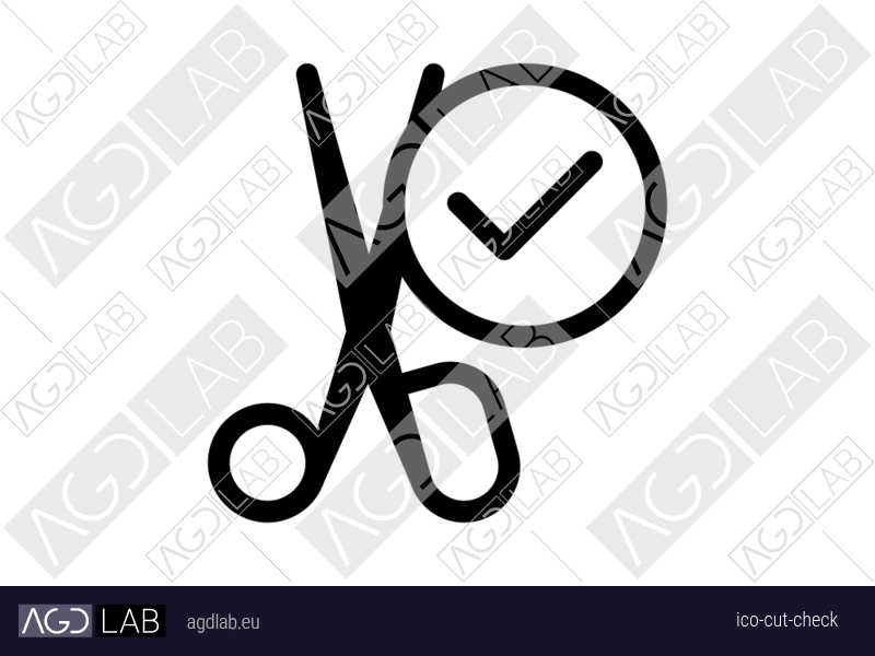 Cut check icon