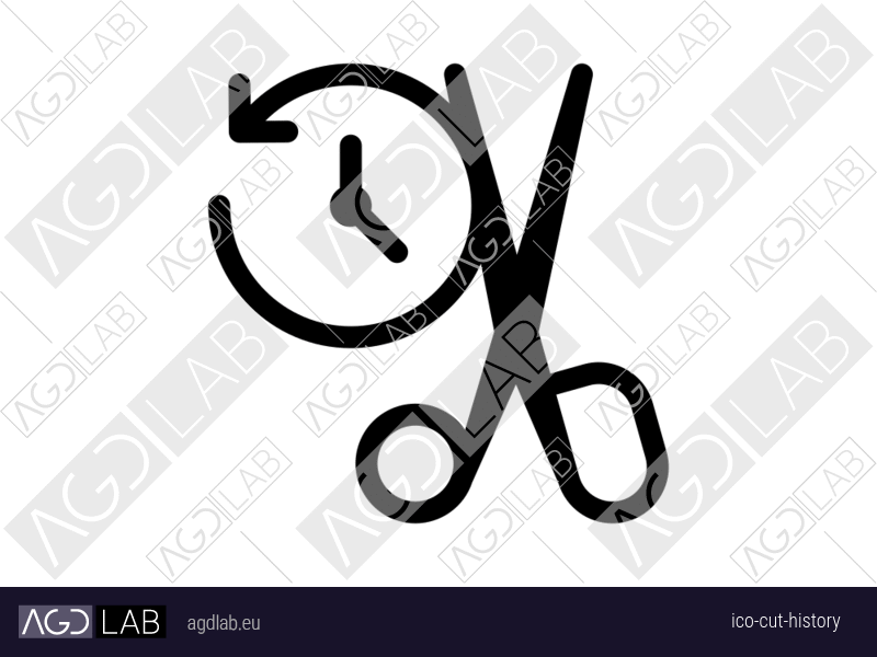 Cut history icon