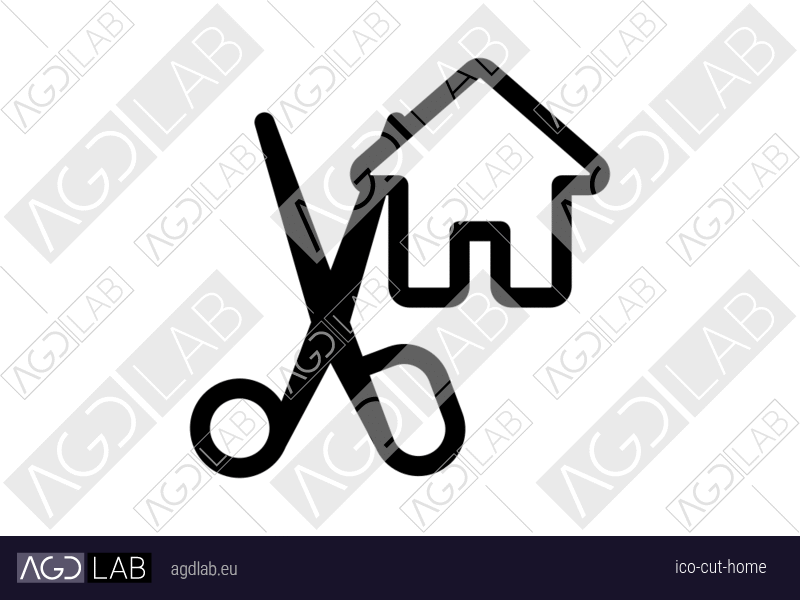 Cut home icon