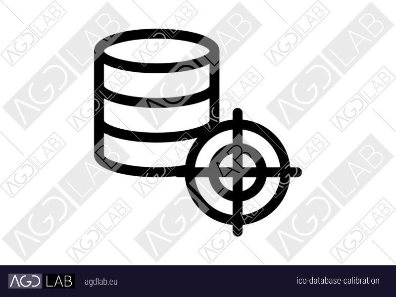 Database calibration icon