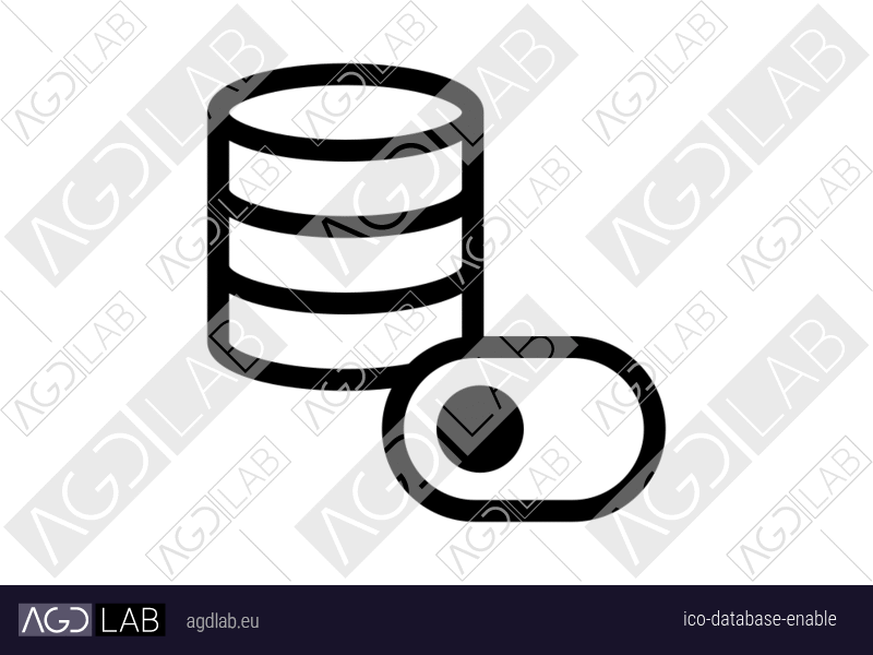 Database enable icon