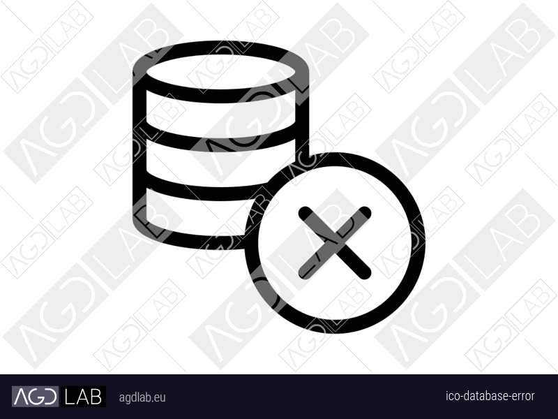 Database error icon