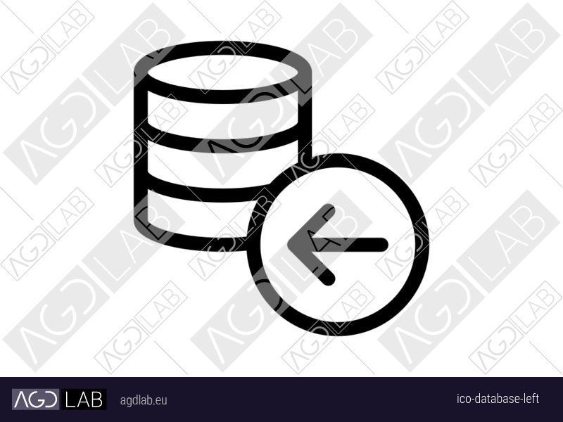 Database left icon