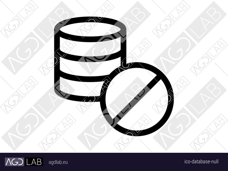 Database null icon