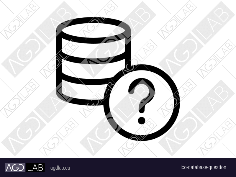 Database question icon