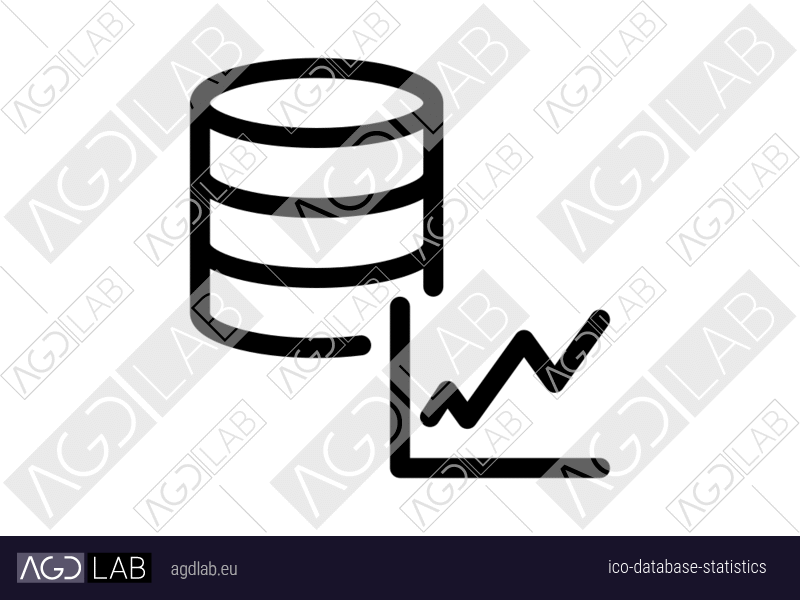 Database statistics icon