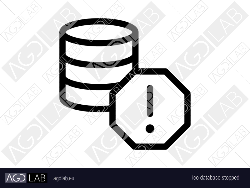 Database stopped icon