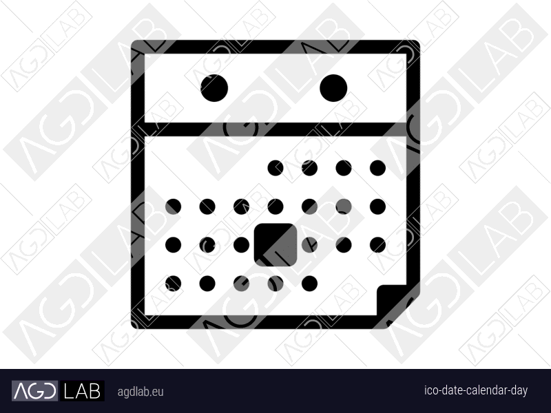 Date calendar day icon