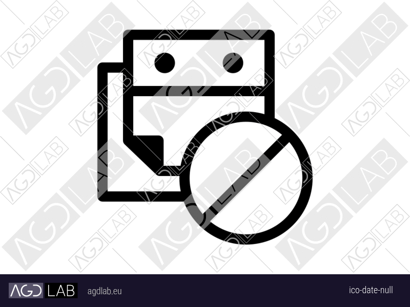 Date null icon