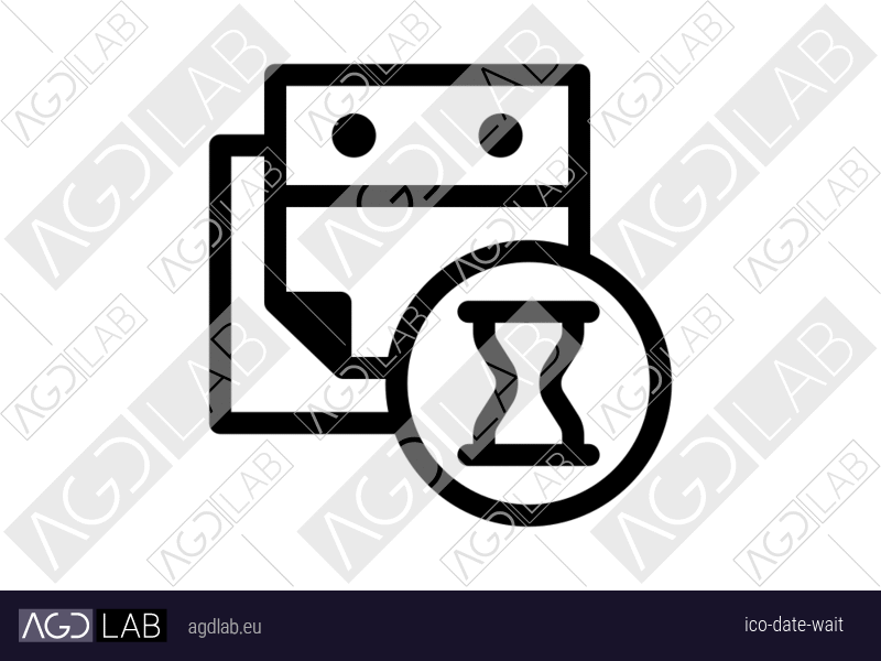 Date wait icon