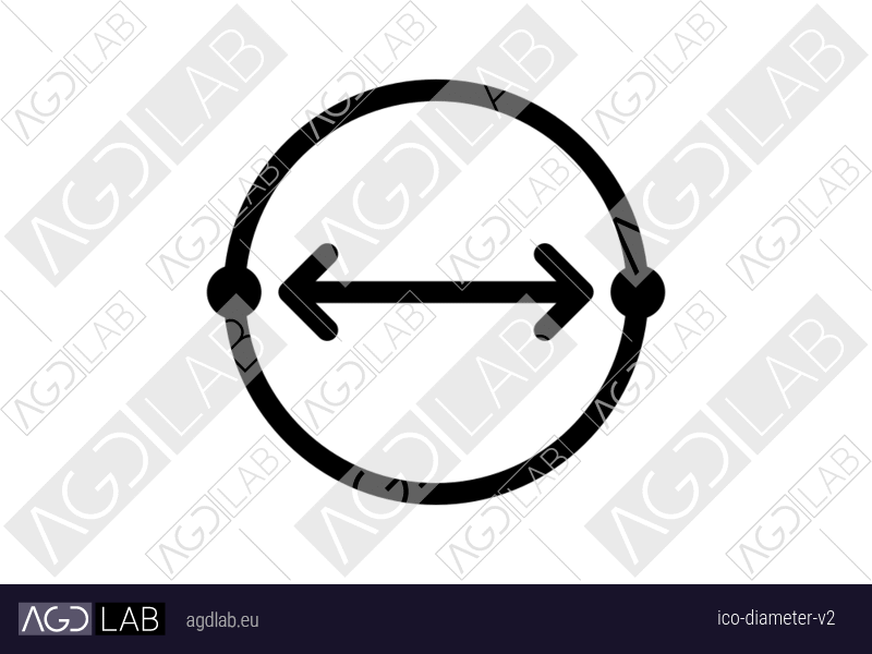 Diameter alternative version icon
