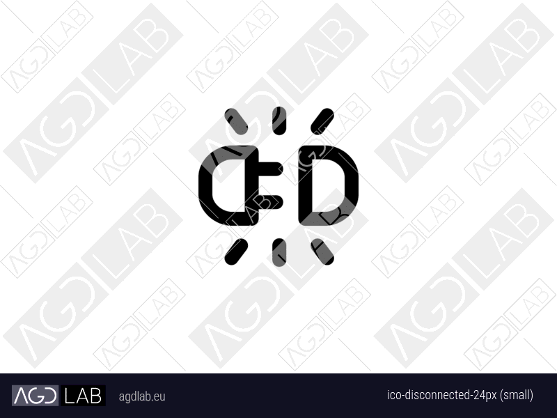 Disconnected 24px (small) icon