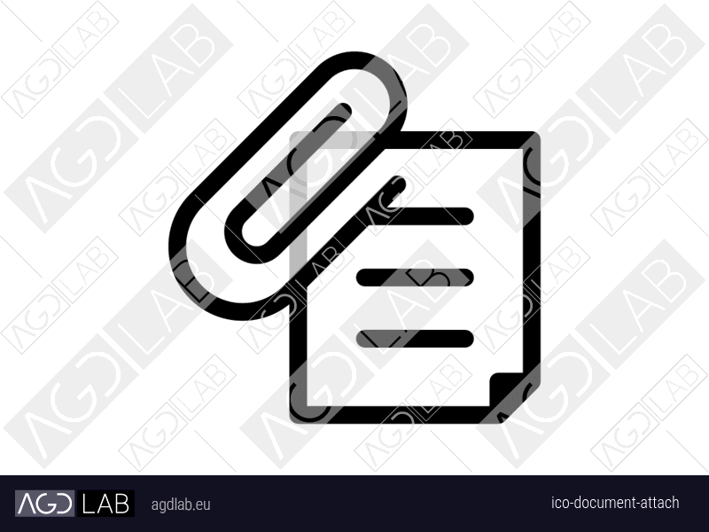 Document attach icon