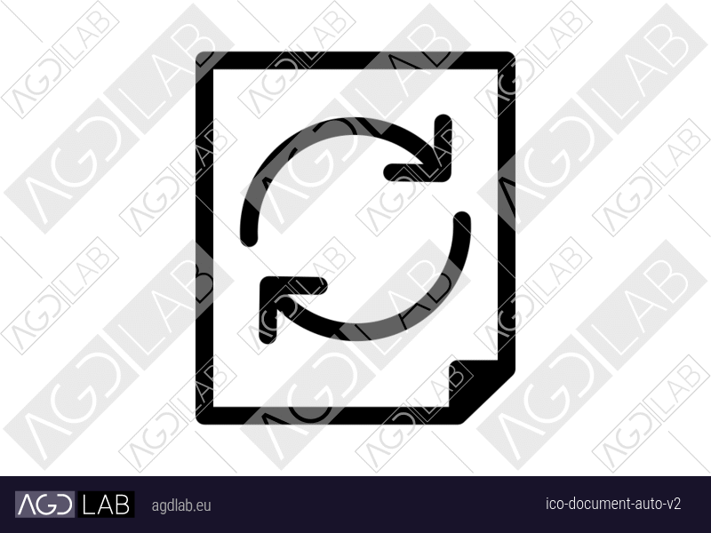 Document auto alternative version icon