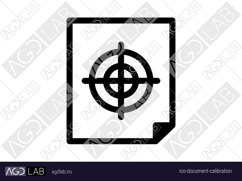 Document calibration icon