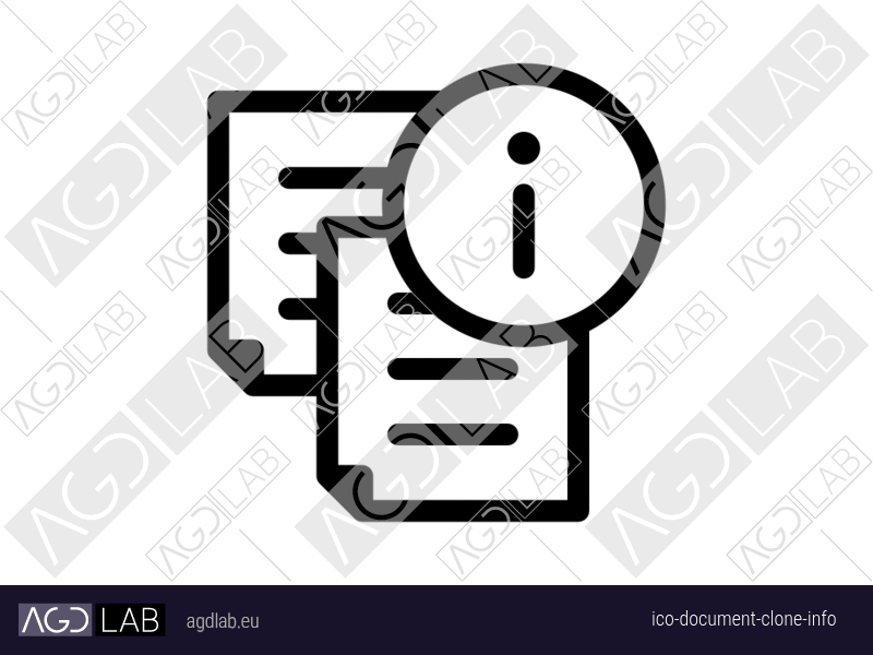 Document clone info icon