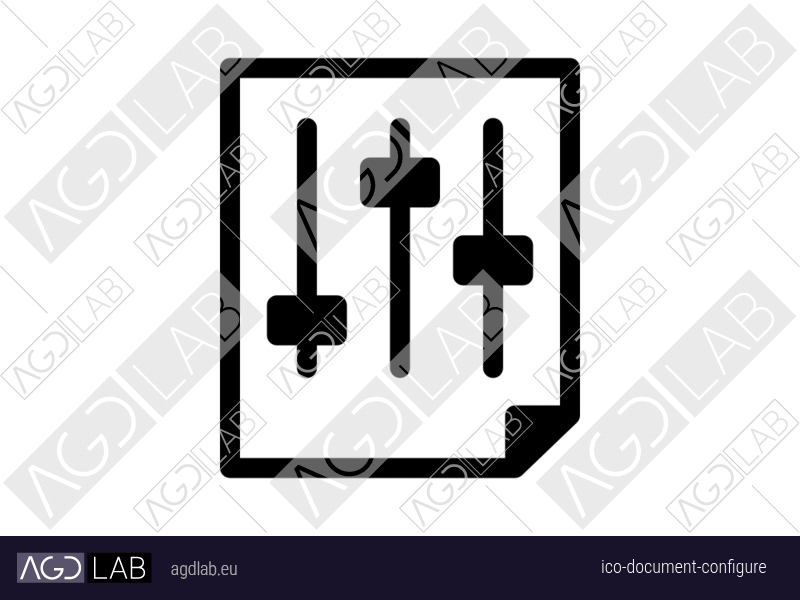 Document configure icon