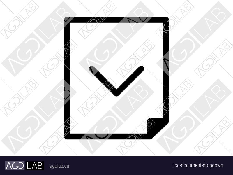 Document dropdown icon