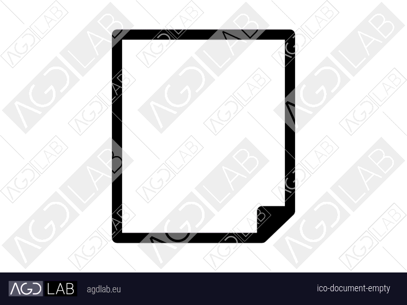 Document empty icon