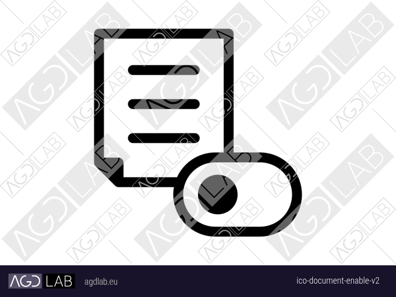 Document enable alternative version icon