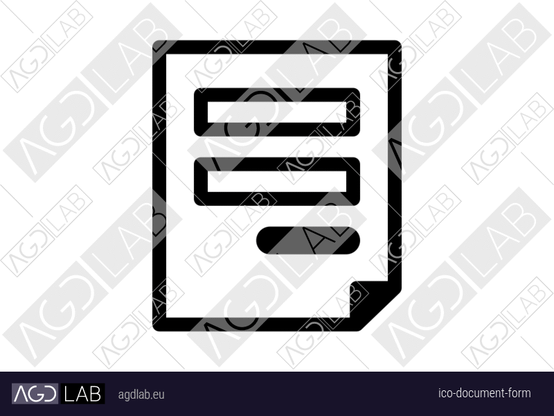Document form icon