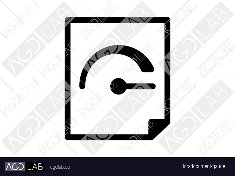 Document gauge icon