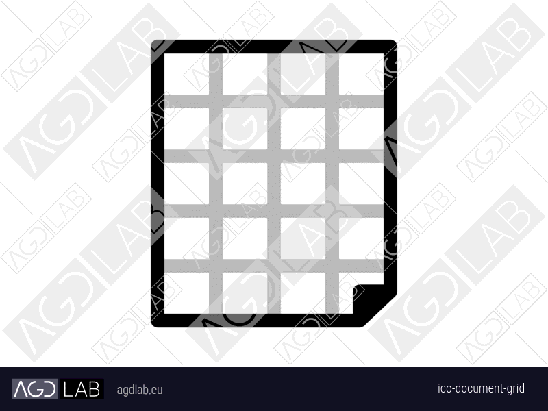 Document grid icon