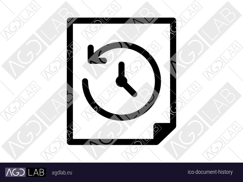 Document history icon