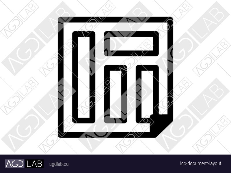 Document layout icon