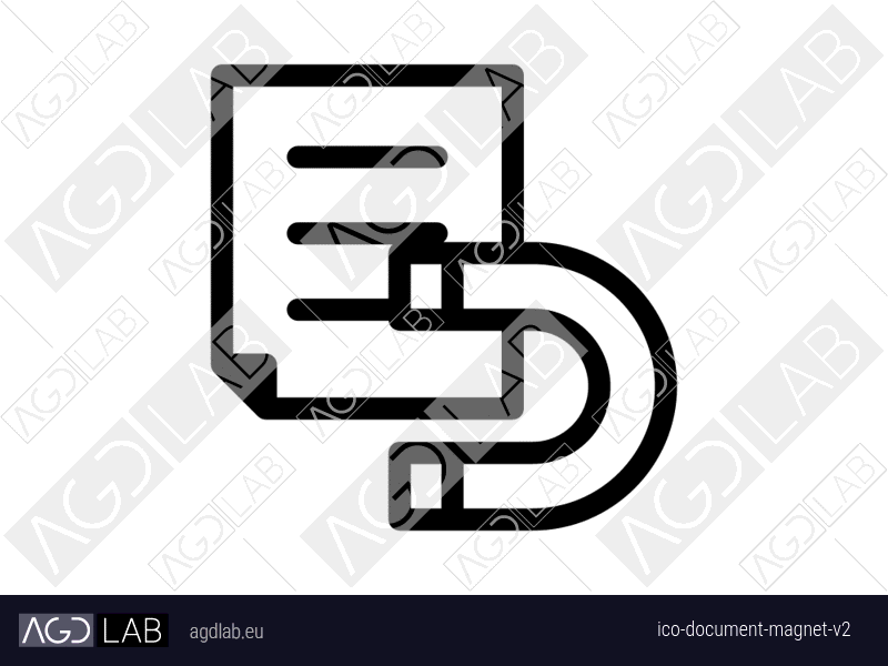 Document magnet alternative version icon