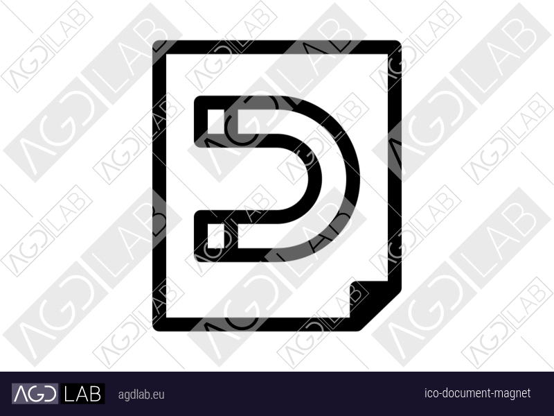Document magnet icon