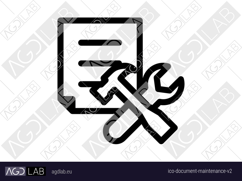 Document maintenance alternative version icon