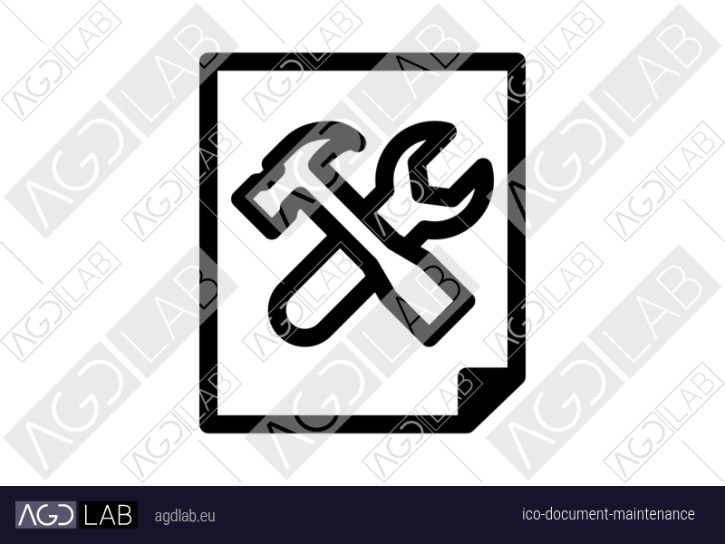 Document maintenance icon