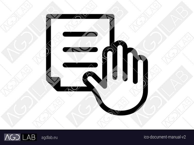 Document manual alternative version icon
