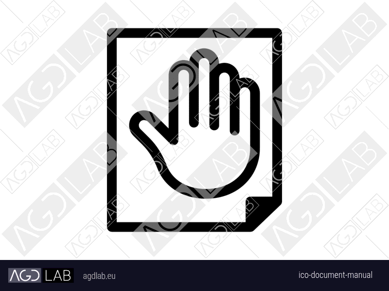 Document manual icon