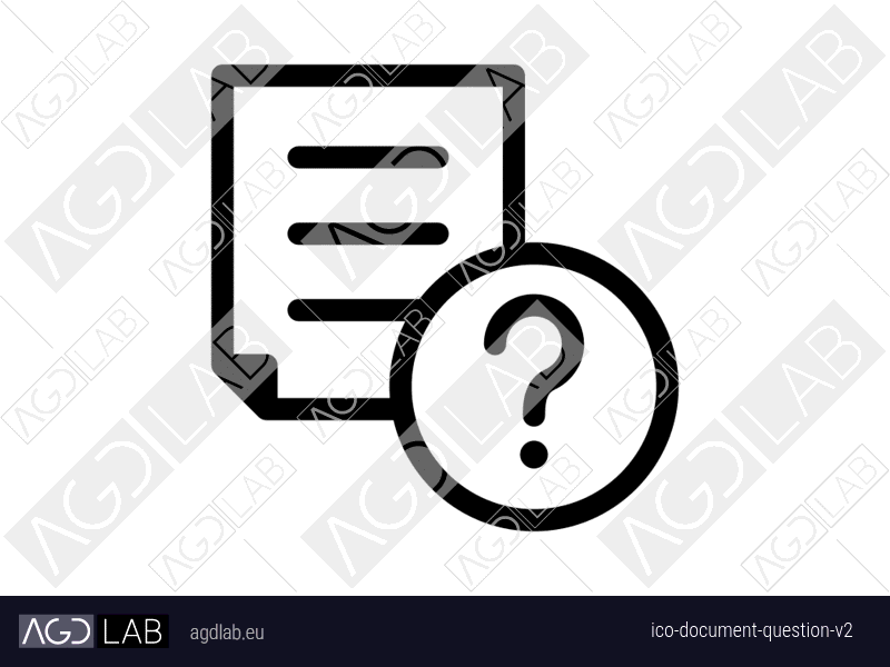 Document question alternative version icon