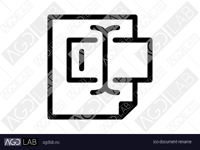 Document rename icon