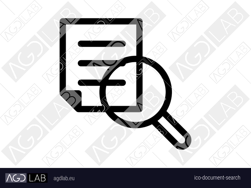 Document search icon