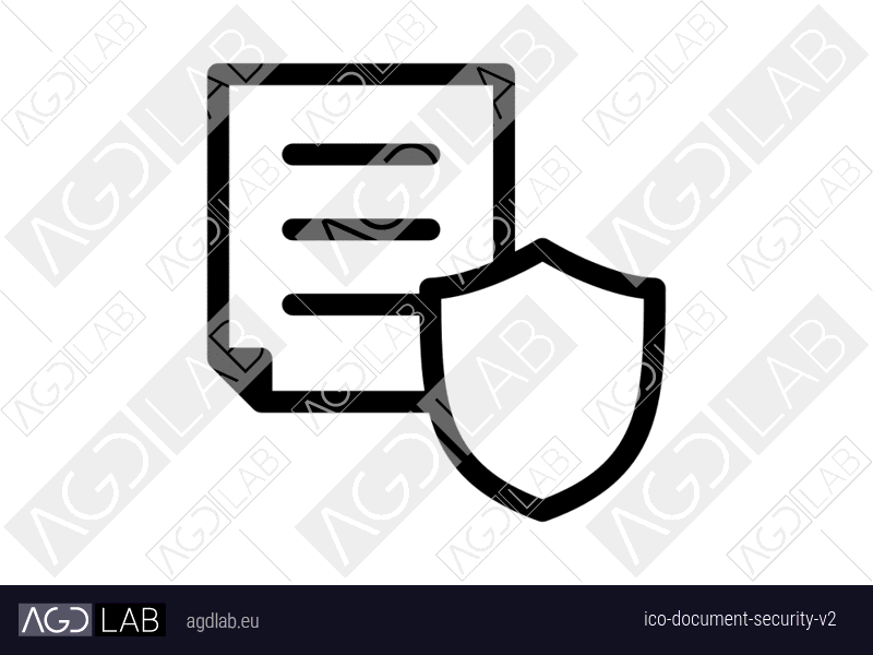 Document security alternative version icon