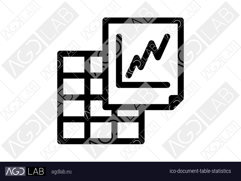 Document table statistics icon