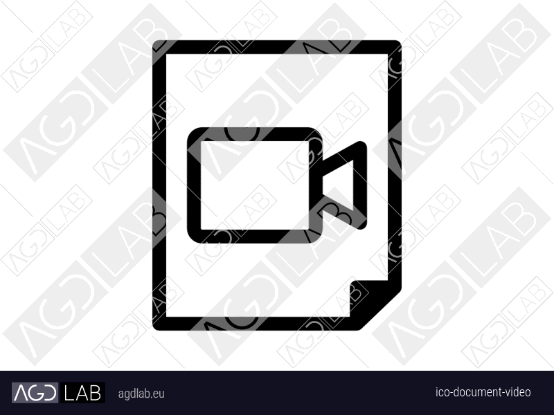 Document video icon
