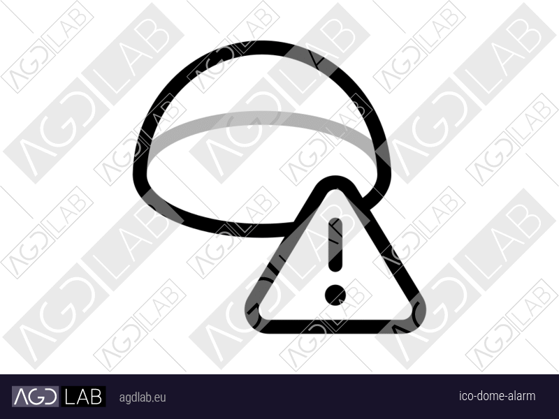 Dome alarm icon