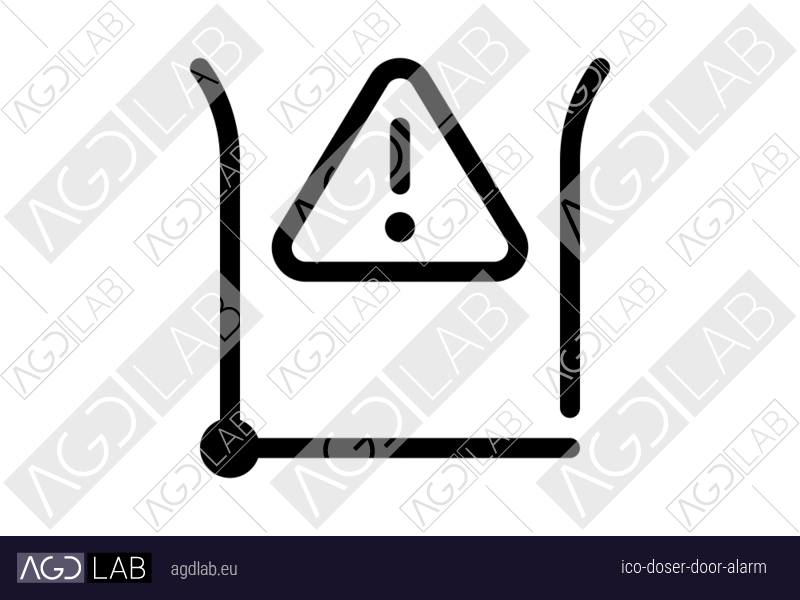 Doser door alarm icon