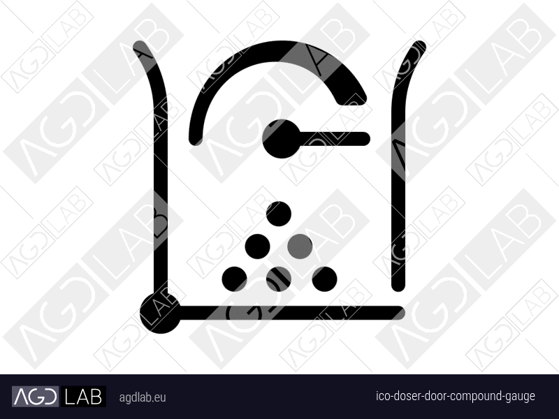 Doser door compound gauge icon