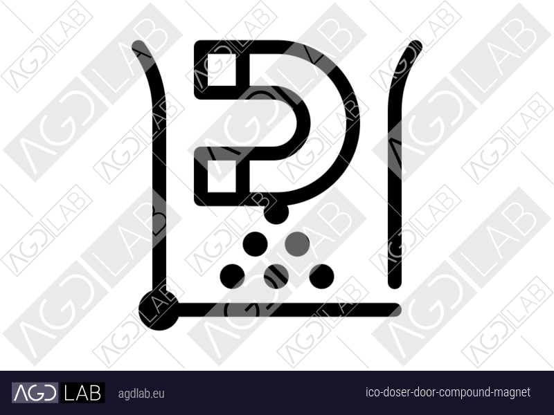 Doser door compound magnet icon