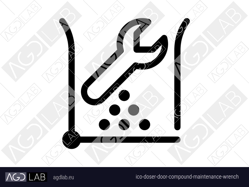 Doser door compound maintenance wrench icon