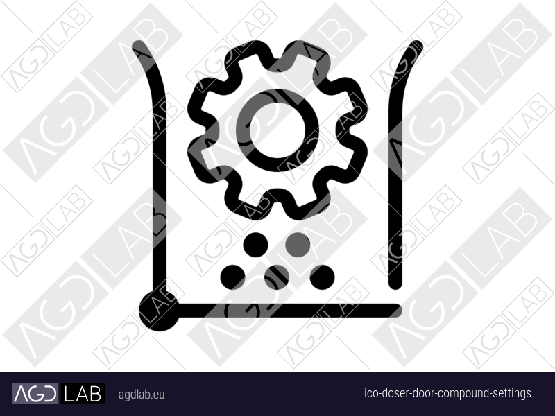 Doser door compound settings icon