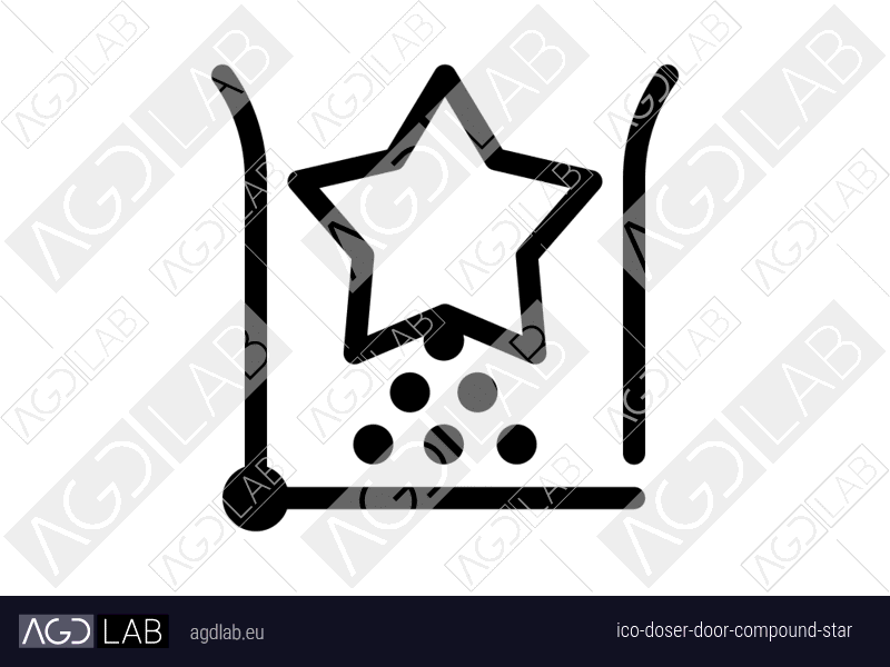 Doser door compound star icon